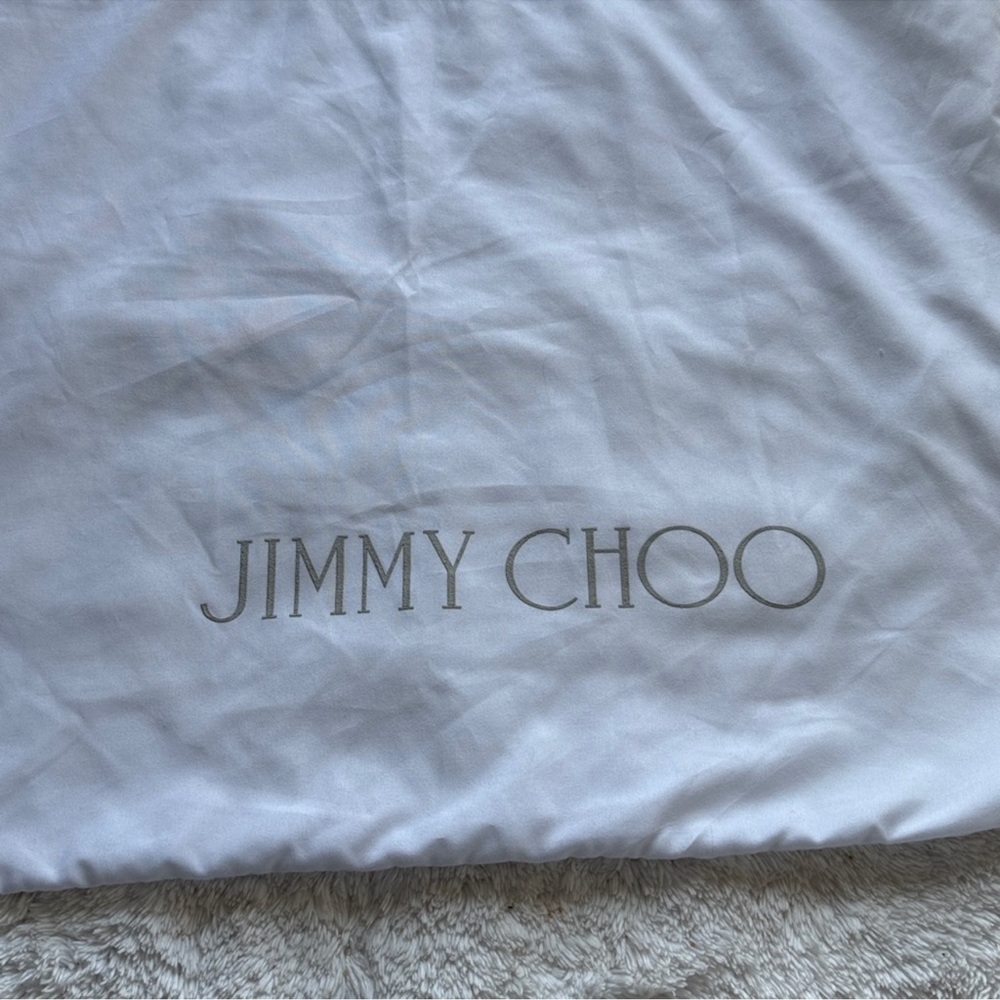 Jimmy Choo White Drawstring Bag - Picture 2 of 6